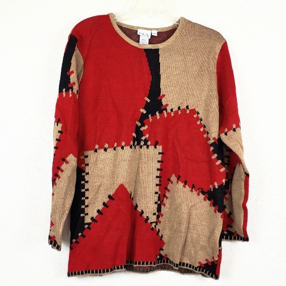 BFA Classics vintage stitched design sweater - Picture 3 of 5